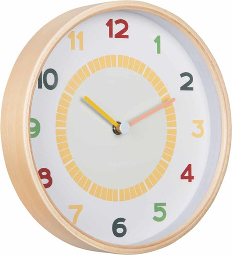 Karlsson wandklok chico - multicolor - ø25cm - wandklok scandinavisch