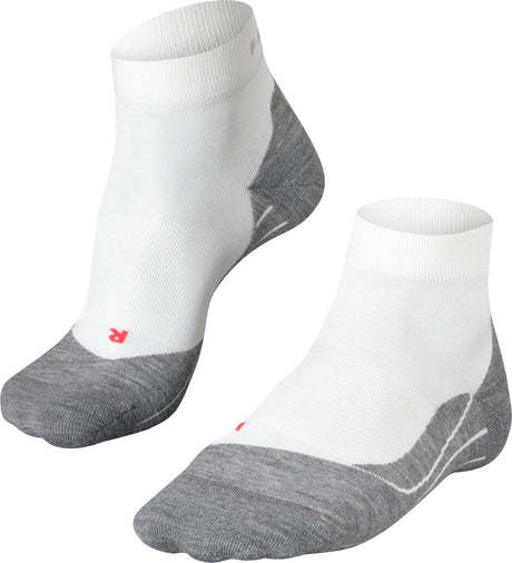 Falke ru4 kurze Anti-Blasen-Baumwoll-Funktionsmaterial-Laufsocken Herren weiß - Größe 46-48