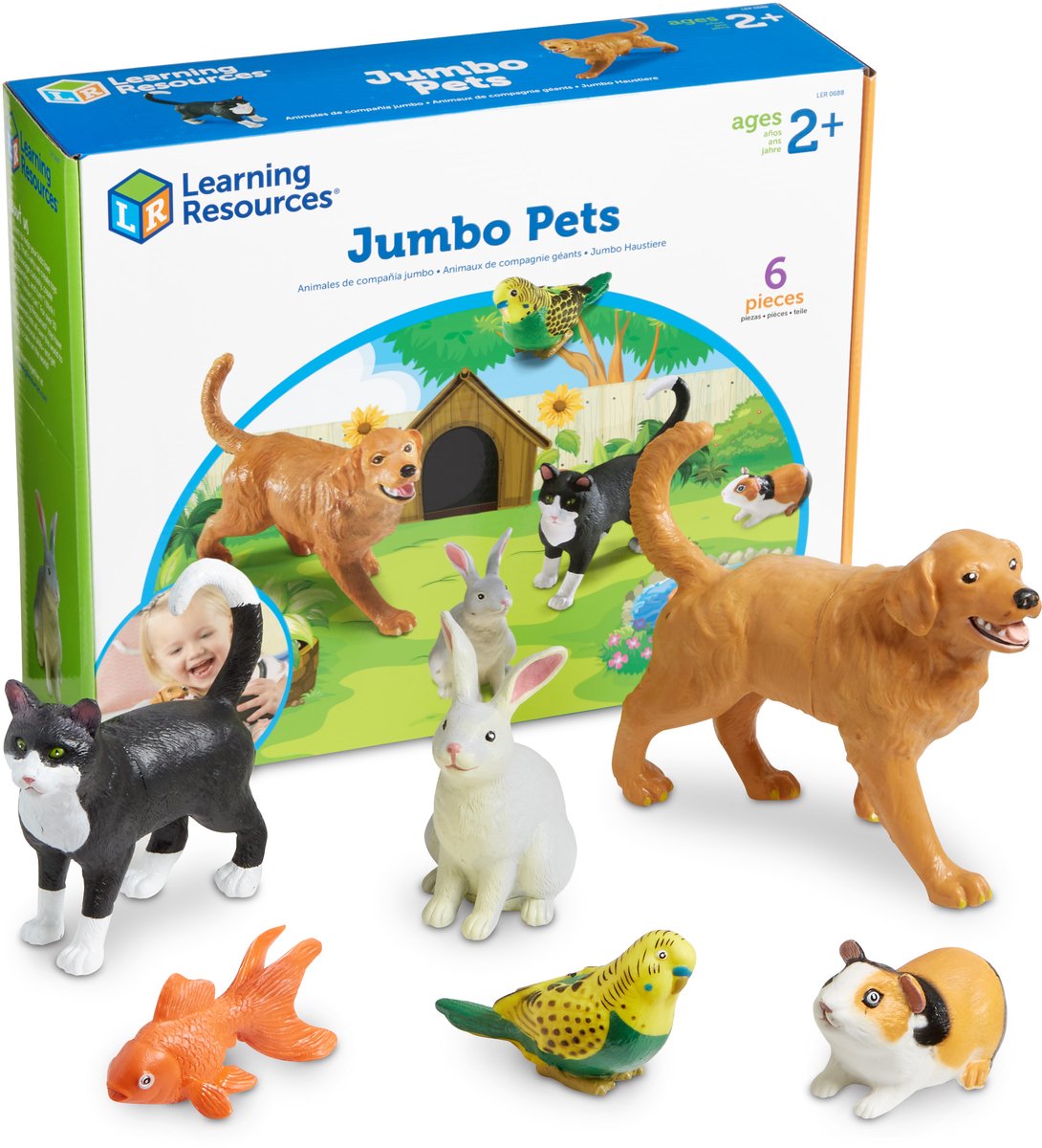 Lernressourcen Jumbo-Haustiere – 1+