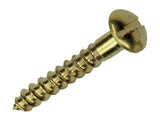 Mack 1019660 - houtschroef bolkop messing 11 st 3,0 x 20 mm | 10 stuks