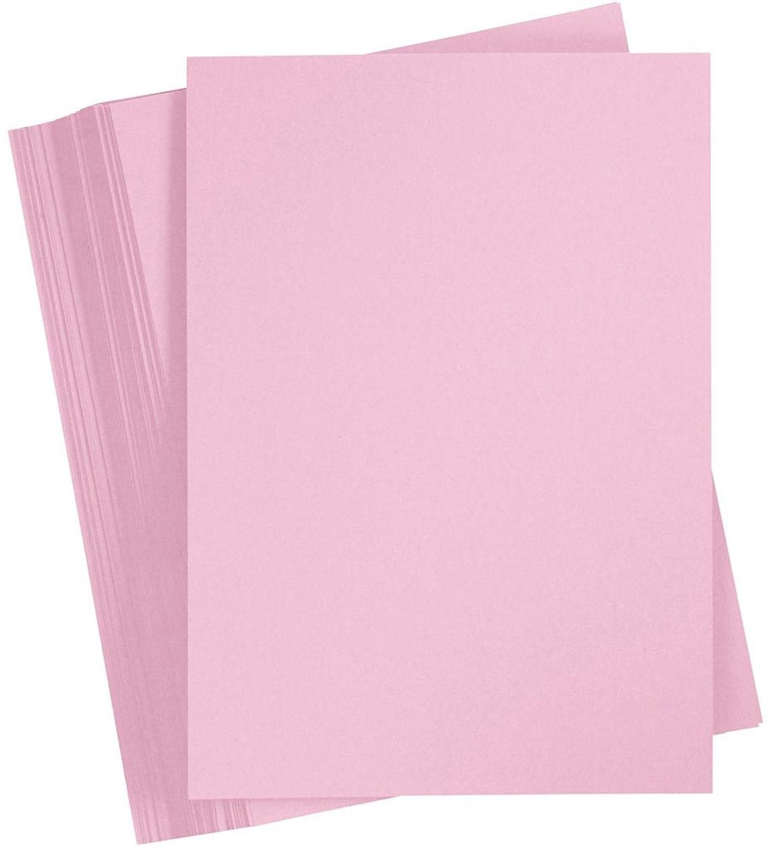 Creativ Company Farbkarton, A5, 180 gr, hellrosa, 1x100 Blatt