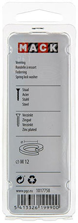 Mack 1017758 - veerring staal verzinkt 12 st m 12 | 10 stuks