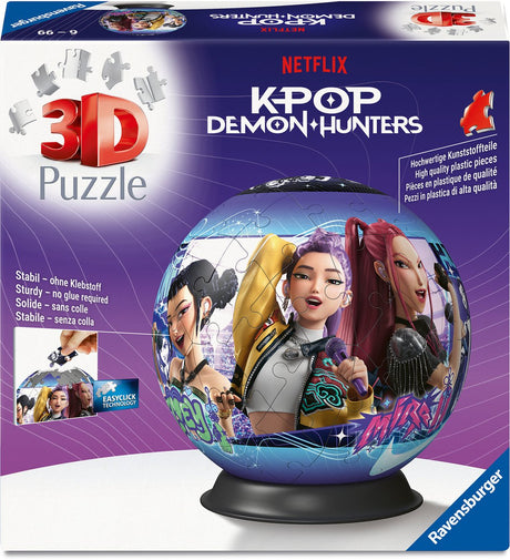 Ravensburger – 3D-Puzzleball – Kpop-Dämonenjäger – 72 Teile