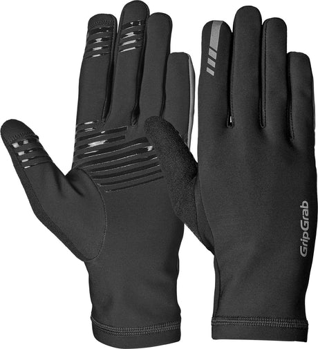 Gripgrab - Isolator 2 Frühling Herbst Fahrradhandschuhe Langfinger Thermo ohne Polsterung - Schwarz - Unisex - Größe S