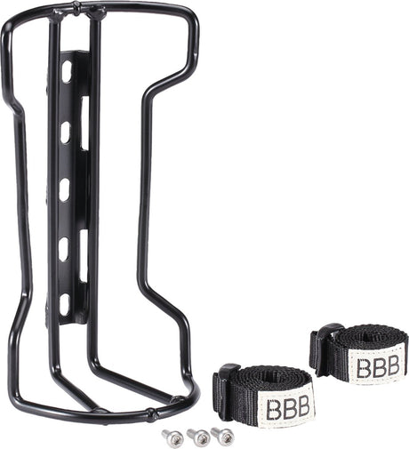 Bbb cycling stackrack bagagehouder - montage op voorvork - lichtgewicht bikepacking bagagerek - zwart - bbc-81
