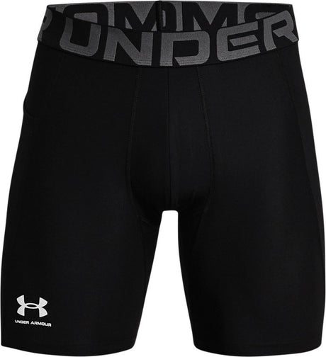 Under Armour UA HG Armour Shorts-BLK Herren-Sporthose – Schwarz – Weiß