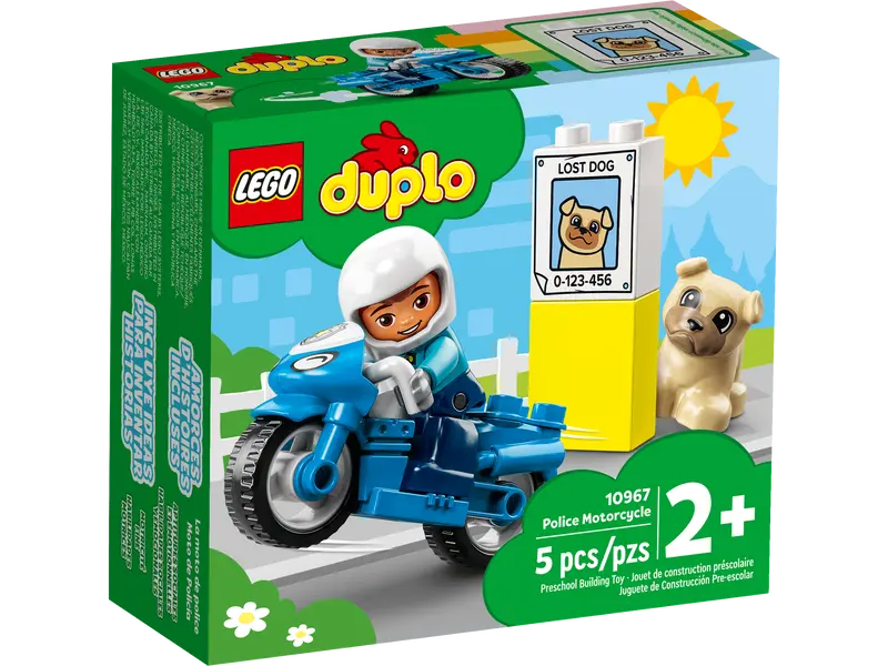 lego duplo 10967 politiemotor