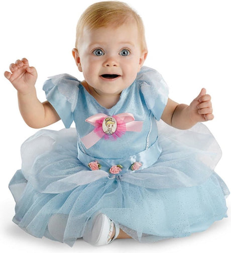 Disguise Disney Cinderella klassisches Kostümkleid für Kinder – Kinder bis 1 Jahr – blau