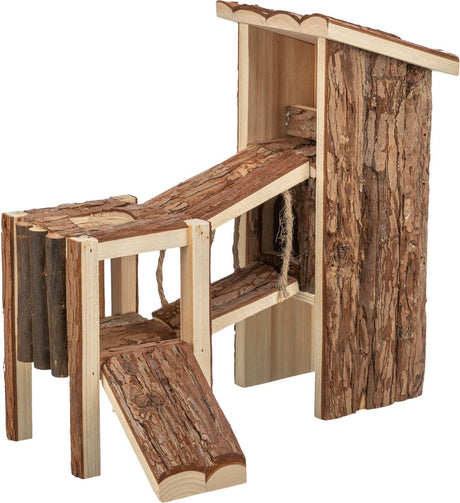 Trixie - Tjorven-Spielplatz - Mäusehamster - Rindenholz - 32x19x29 cm