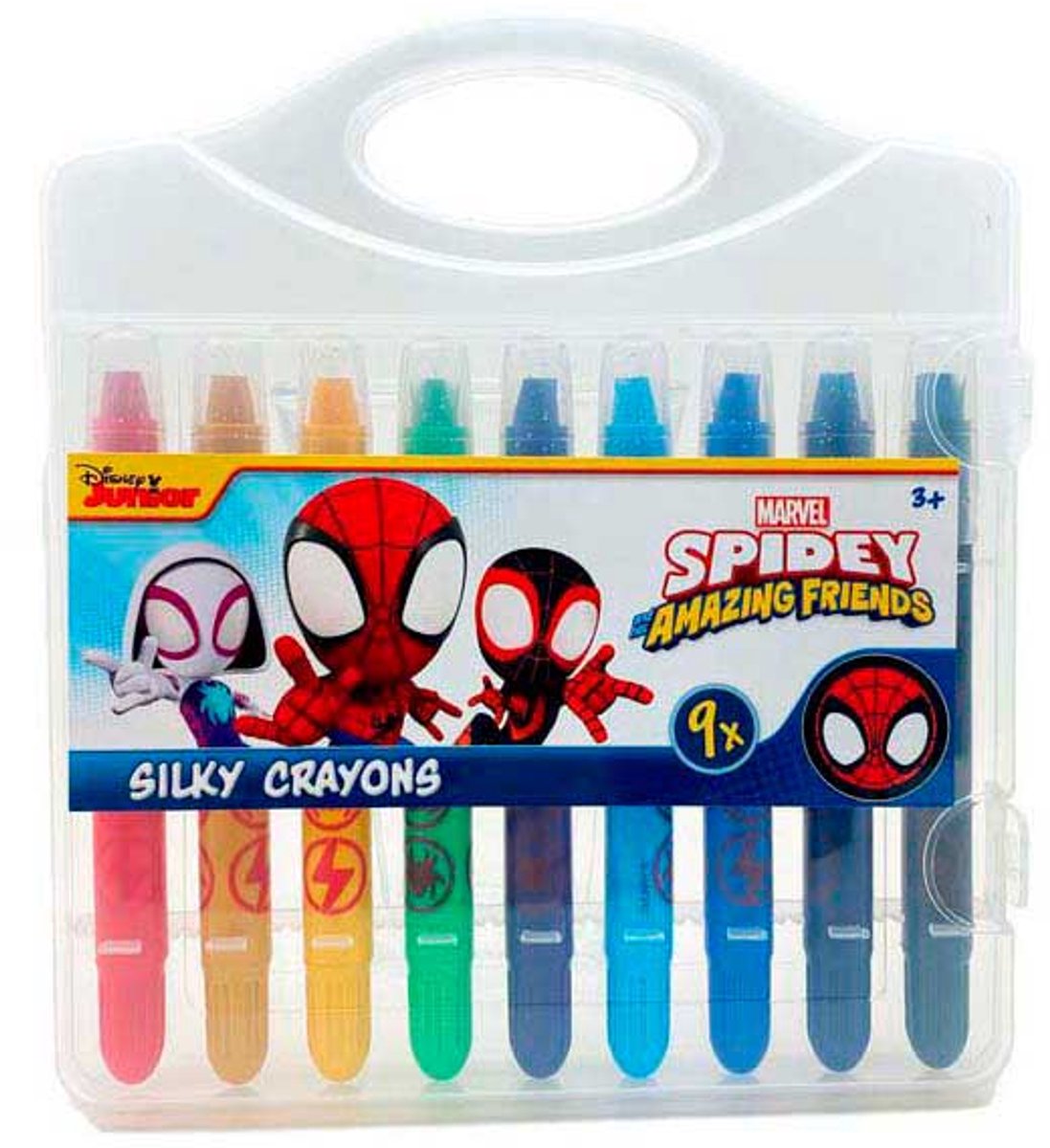 Disney Spidey seidige Gelstifte – 9 Stück
