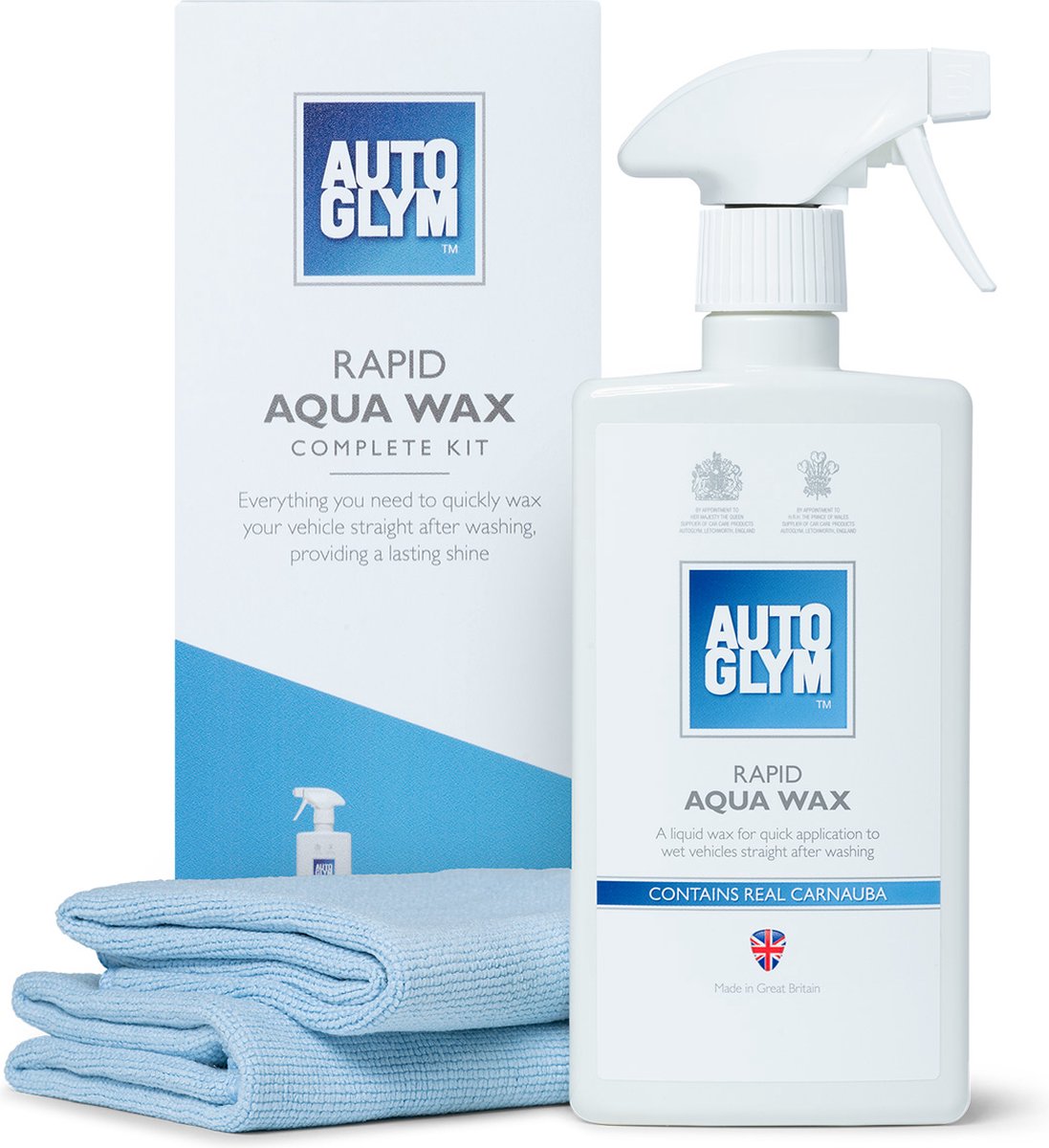 Autoglym Rapid Aqua Wachs-Set 500 ml