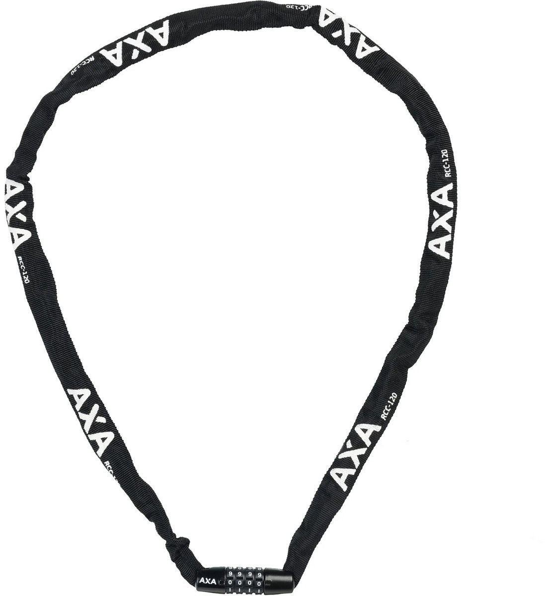 AXA Starres RCC120 Fahrradkettenschloss 120 cm Schwarz