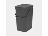 Brabantia Sort Go Abfallbehälter 12l grau