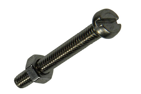 Mack 1019821 - metaalschroef cyl. kop + moer rvs 9 st m4x30 | 10 stuks