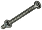 Mack 1019822 - metaalschroef cyl. kop + moer rvs 8 st m4x40 | 10 stuks