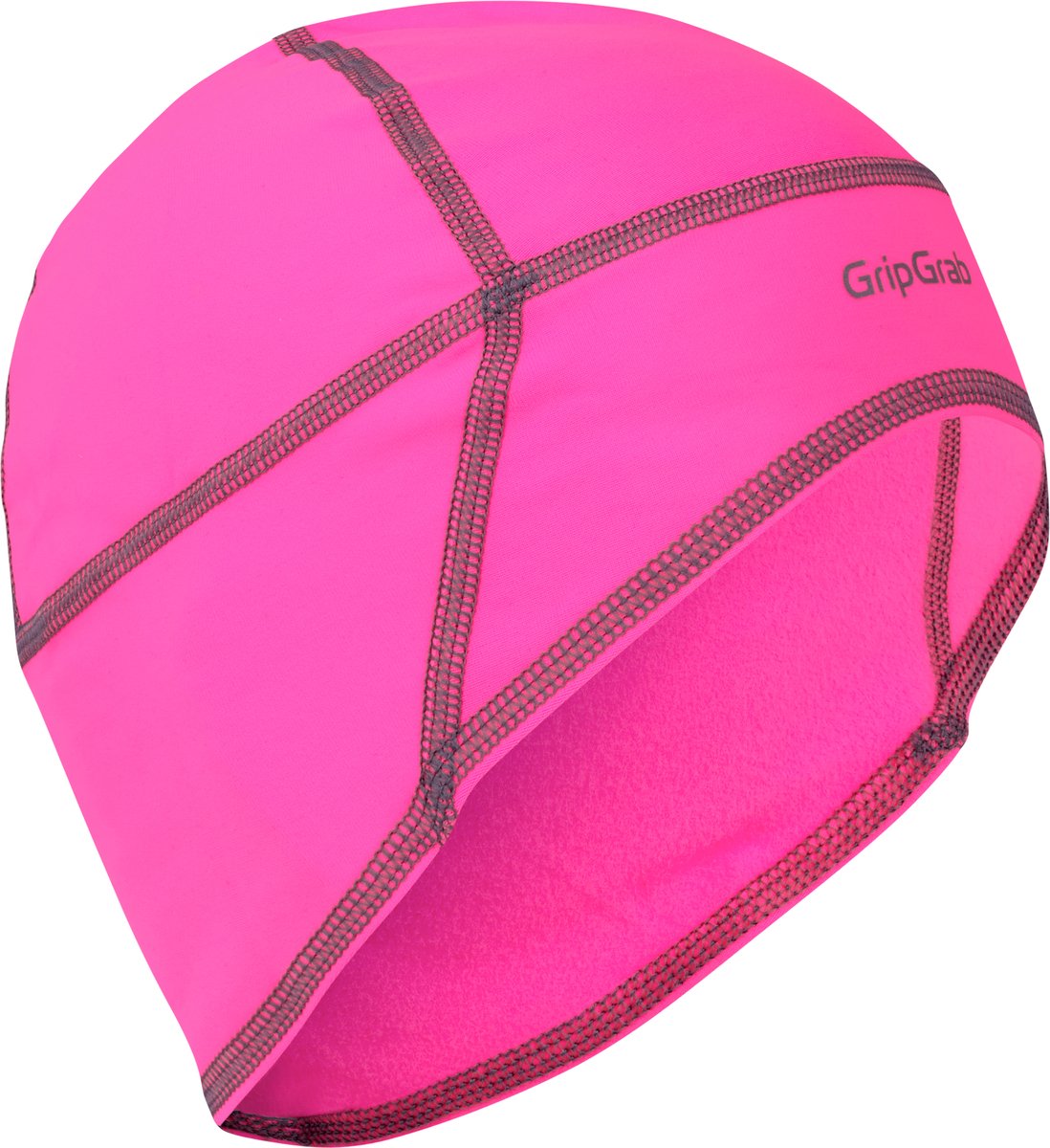 Gripgrab - Thermal Spring Autumn Helm Skull Cap Radfahren - Pink Hi-Vis - Unisex - Größe M