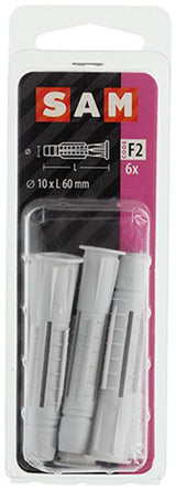 Mack 1017888 - universeelplug met kraag polyethyl. 6st 10 x 60 mm | 5 stuks