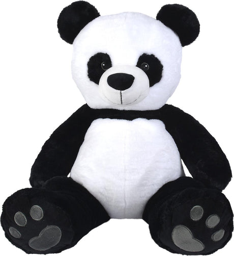 Simba nicotoy panda beer recycled - speelgoed - 66 cm - pluche - bruin- alle leeftijden - knuffel