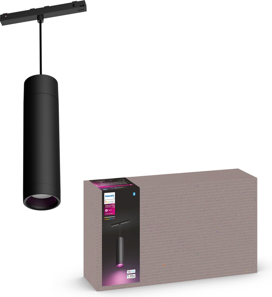 Philips Hue Perifo Hängelampe – weißes und farbiges Licht – Schwarz – Erweiterung