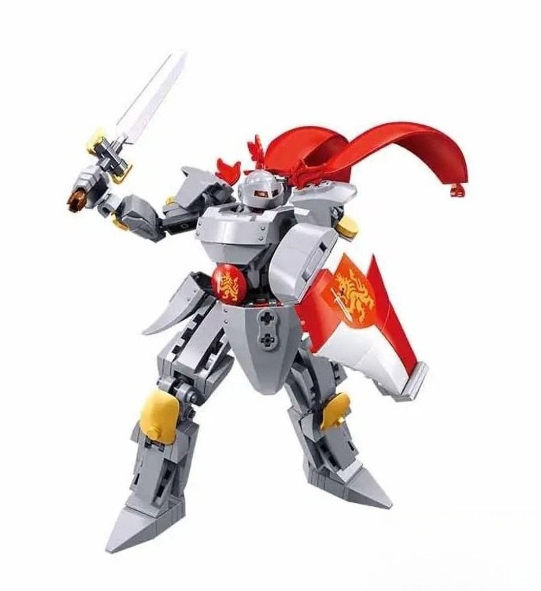 Sluban Exosuit Knight Red Konstruktionsspielzeug Actionfigur – Konstruktionsspielzeug – Bauset mit 209 Bausteinen – M38-B1309 – ab 6 Jahren