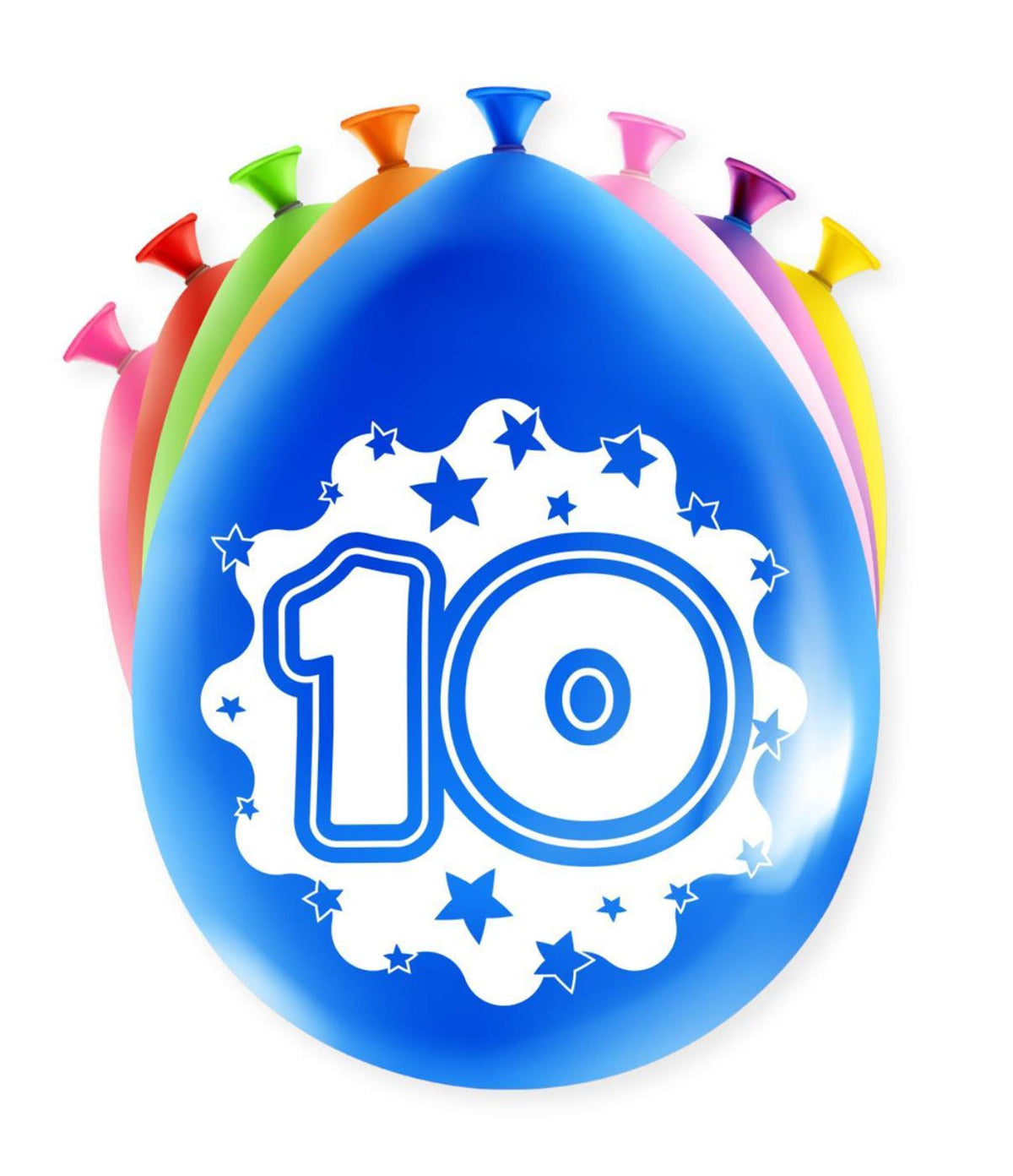 Paperdreams Zahlenballons – 10 Jahre 8 Stück 30 cm
