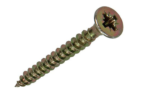 Mack 1017972 - spaanplaatschroef vz kop geelverz. 50st 4,0 x 35 mm | 5 stuks
