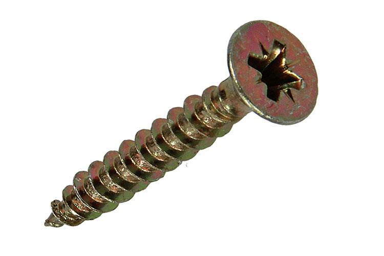 Mack 1017978 - spaanplaatschroef vz kop geelverz. 50st 4,5 x 30 mm | 5 stuks