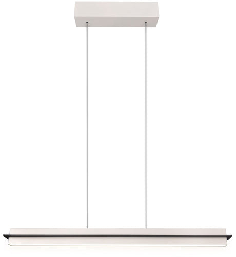 Trio Emerson - Hängelampe - grau warm - inkl. 1x SMD 22 W - 4-Stufen-Tastdimmer - Lichtfarbe stufenlos einstellbar - Memory-Funktion - stufenlos höhenverstellbar