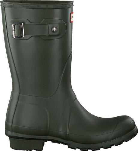 Hunter Damen Original kurze Stiefel – Gummi – Damen – Grün – Größe 39