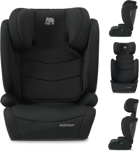 Deryan charlie basic i-size autostoeltje - 3,5 tot 12 jaar - zwart
