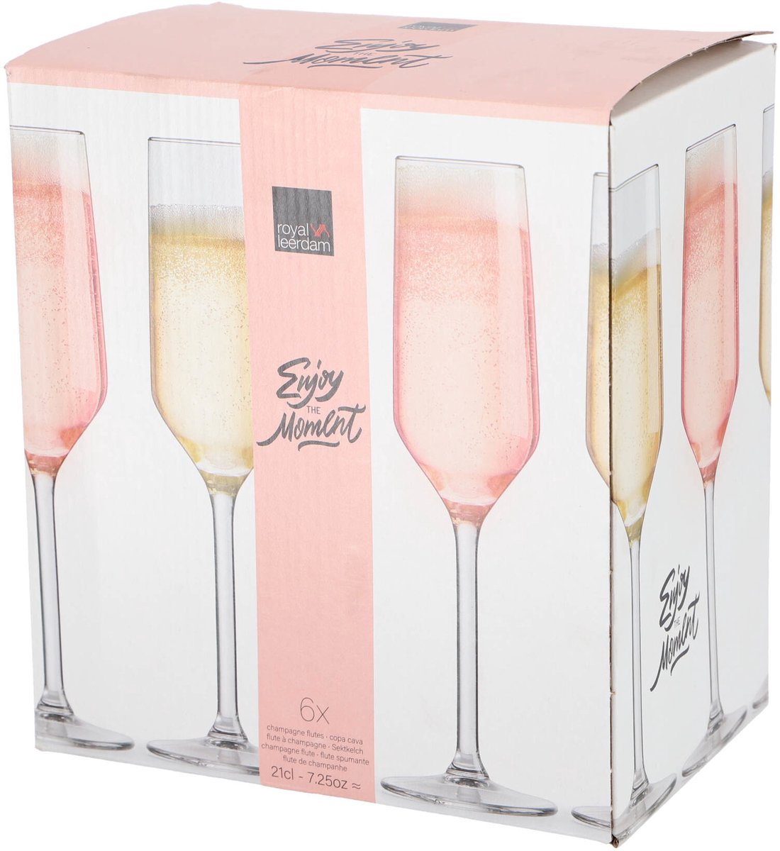 Royal Leerdam Champagnerglas Moment Set 6 21 cl