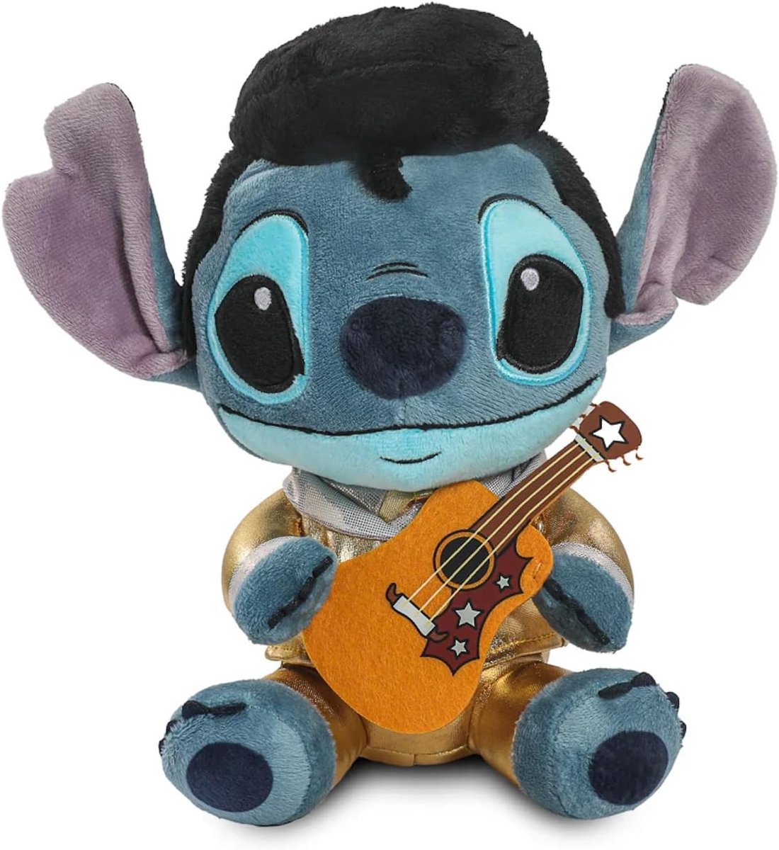 Kidrobot Stitch als Elvis Goldanzug – Kuscheltier – Lilo und Stitch Kuscheltier