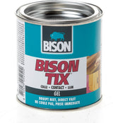 Bison tix® blik 250 ml, gelvormig, super sterk, universeel, conactlijm, waterdichte afwerking, eenvoudig in gebruik, geschikt voor ontelbare reparaties
