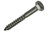 Mack 1020009 - houtdraadbout roestvrijstaal 12 st 6 x 50 mm | 5 stuks