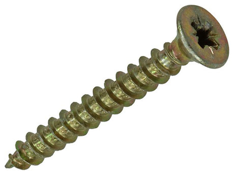 Mack 1020079 - spaanplaatschroef vz kop geel vz 200 st 3,0 x 25 mm | 5 stuks