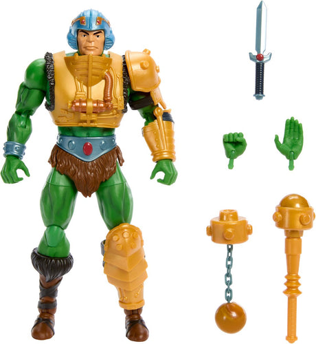 Mattel Masters of the Universe Masterverse Vintage Collection Actionfigur Man-at-Arms 18 cm große Actionfigur