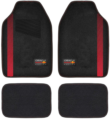 Red Bull Racing Red Bull Oracle Universal-Automatten-Set – 4-teiliges Set – Schwarz Rot
