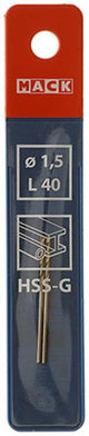 Mack 1018397 - metaalboor hss g din 338 ø 1,5 x 40 mm 2st | 5 stuks