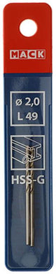 Mack 1018398 - metaalboor hss g din 338 ø 2,0 x 49 mm 2st | 5 stuks