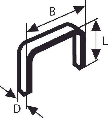 Bosch - nicht mit Flachdraht Typ 54 12,9 x 1,25 x 8 mm