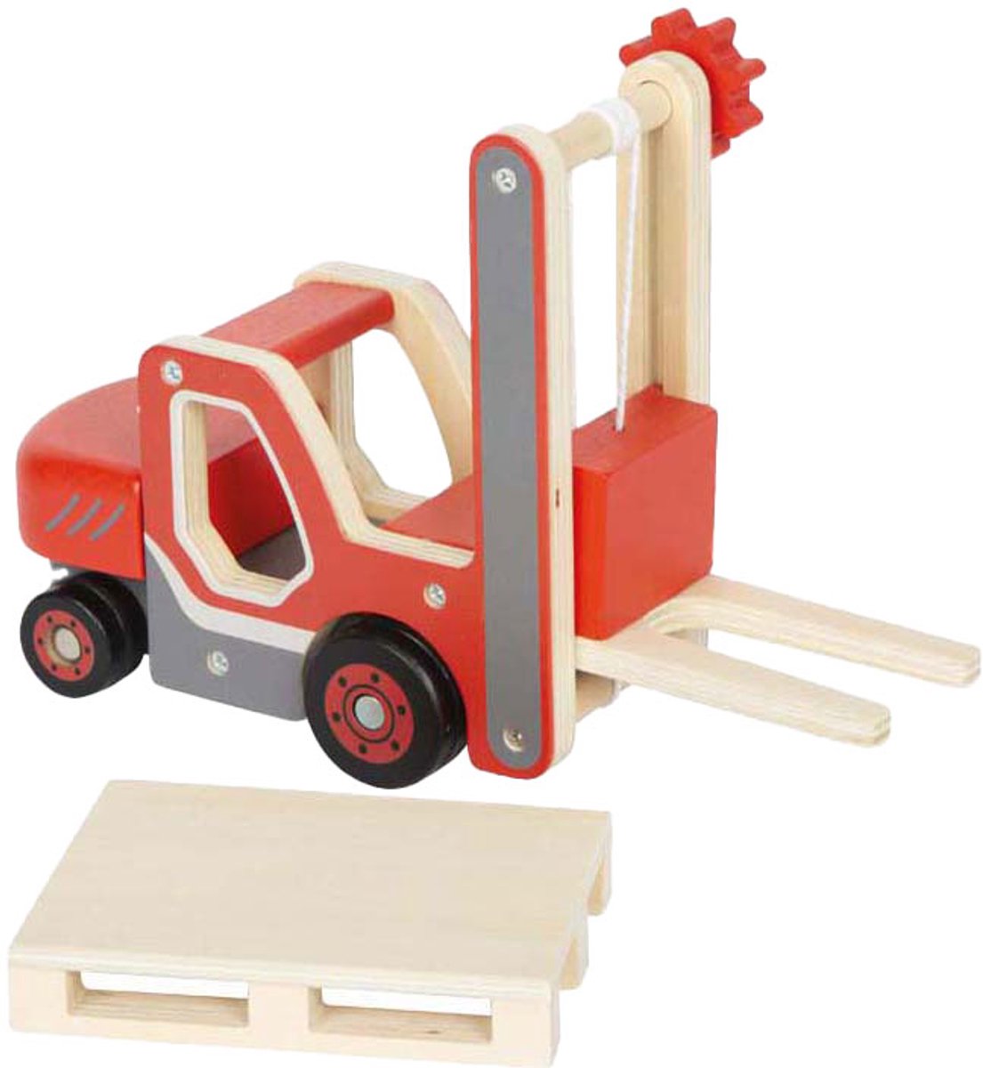 Small Foot - Holzstapler mit Palette