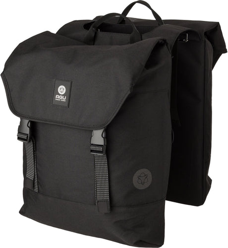 Agu dwr dubbele fietstas urban black