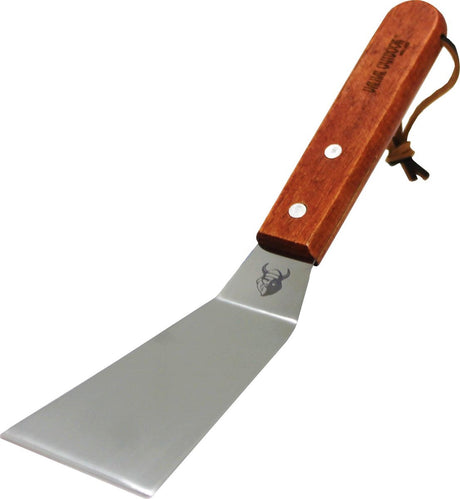 Valhal outdoor flexibele spatel - leren ophangkoord - rvs hout - vh.sp3