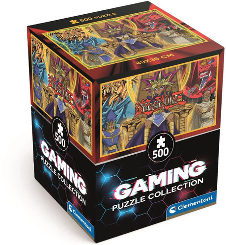 Clementoni – Puzzle – 500 Teile – Yu-gi-oh – Gaming-Sammlung – Würfel – Puzzle für Kinder und Erwachsene