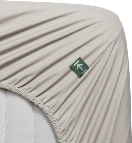 Beddinghouse - percale-katoen - split-topper - hoeslaken - 180x210 cm - naturel