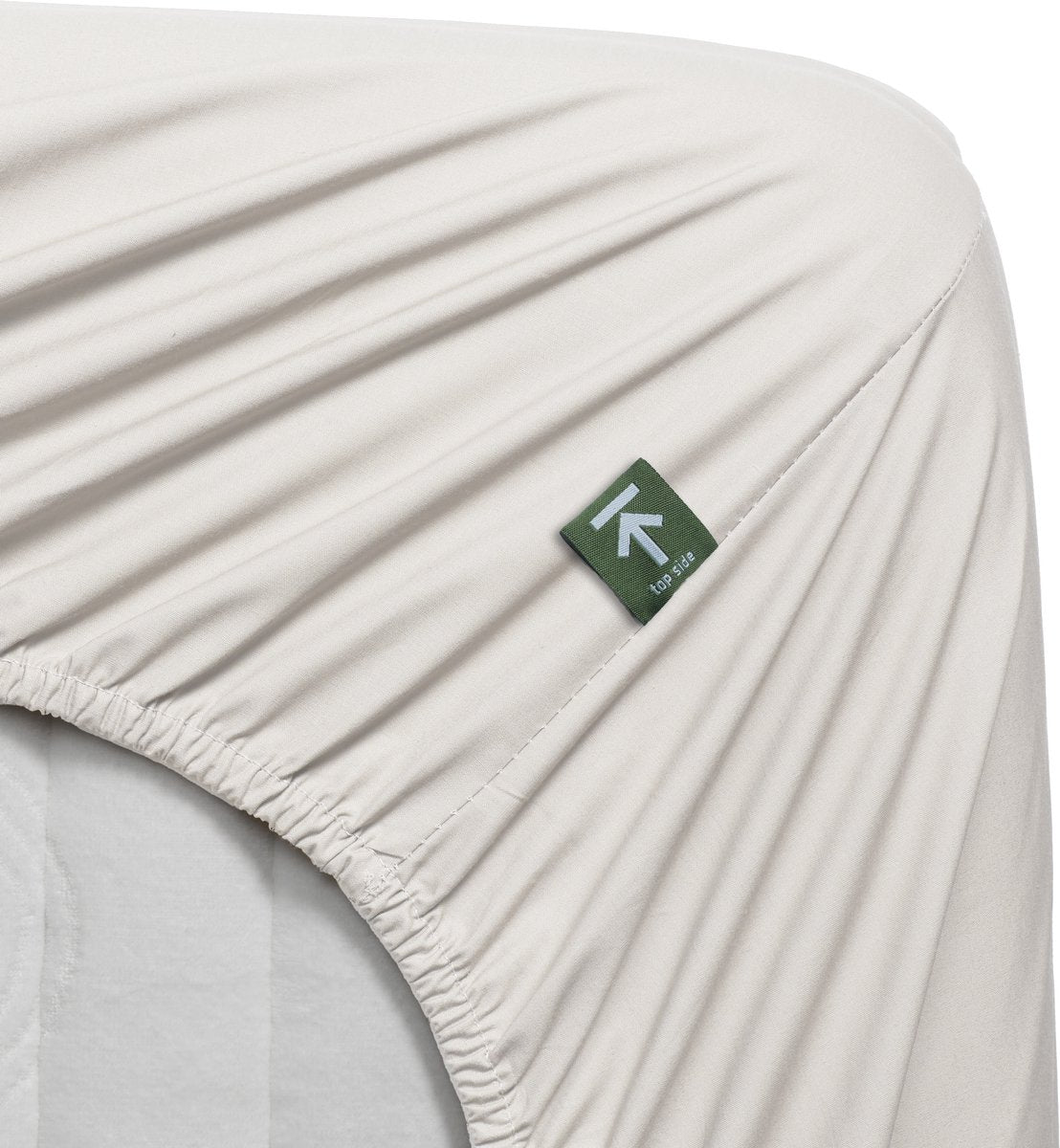 Beddinghouse - percale katoen - hoeslaken - 180x210 cm - gebroken wit