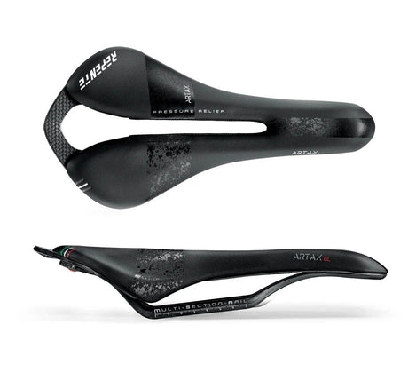 F-Tech Repente Sattel Artax GL 132 mm LCF-Technologie Carbonschienen schwarzer Schlamm