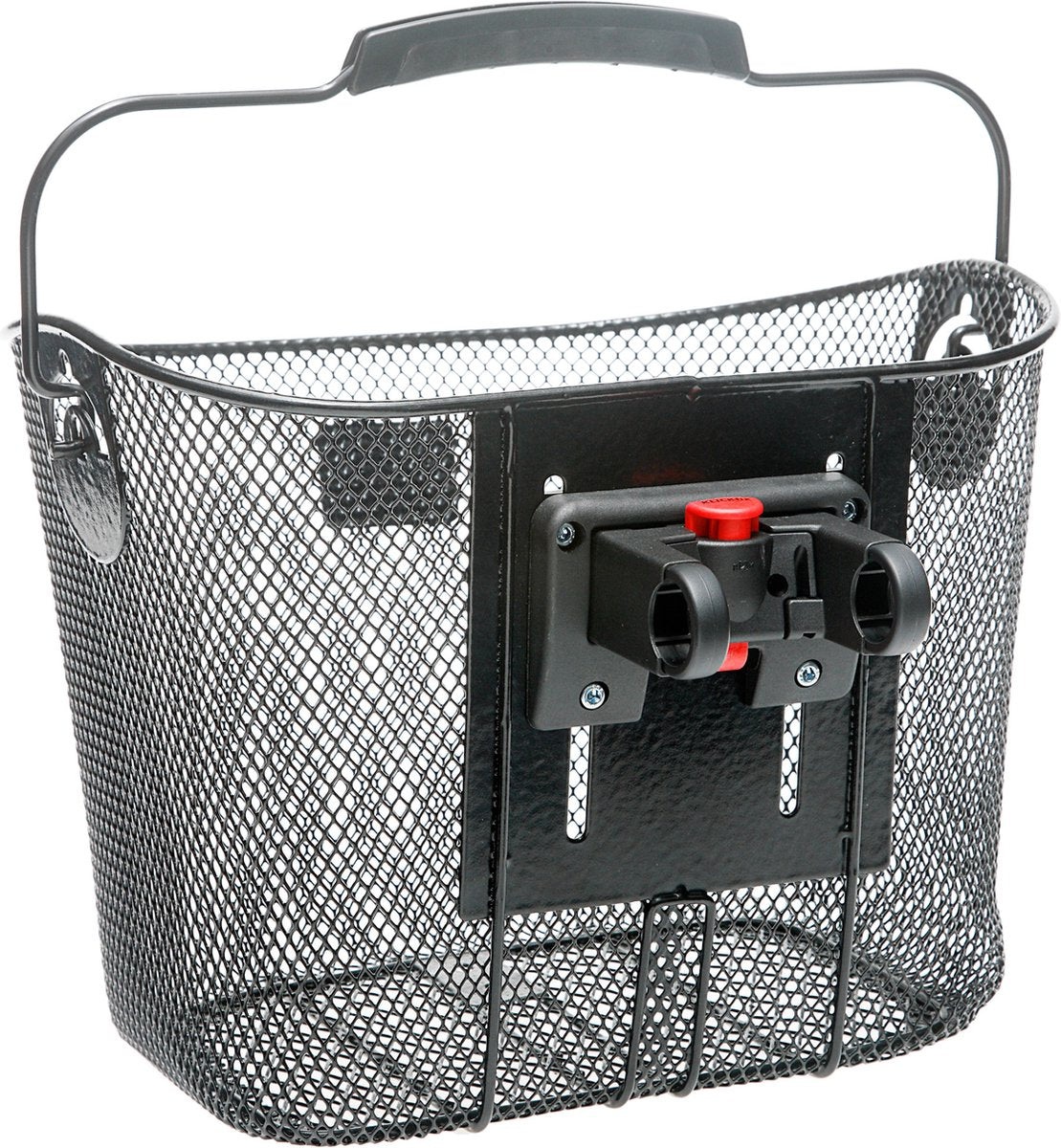 Newlooxs Tuscany Klickfix – abnehmbarer Fahrradkorb – Lenker – 19 Liter – Stahl – Schwarz