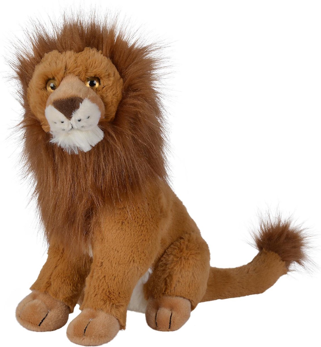 Nicotoy leeuw zittend 27cm - knuffel