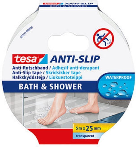 Tesa 1054866 - anti slip bad douche 5m x 25mm | 6 stuks